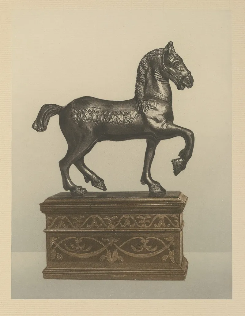Study Of A Horse Paduan Beginning Of Xvi Century by Wilhelm von Bode - Canvas Print