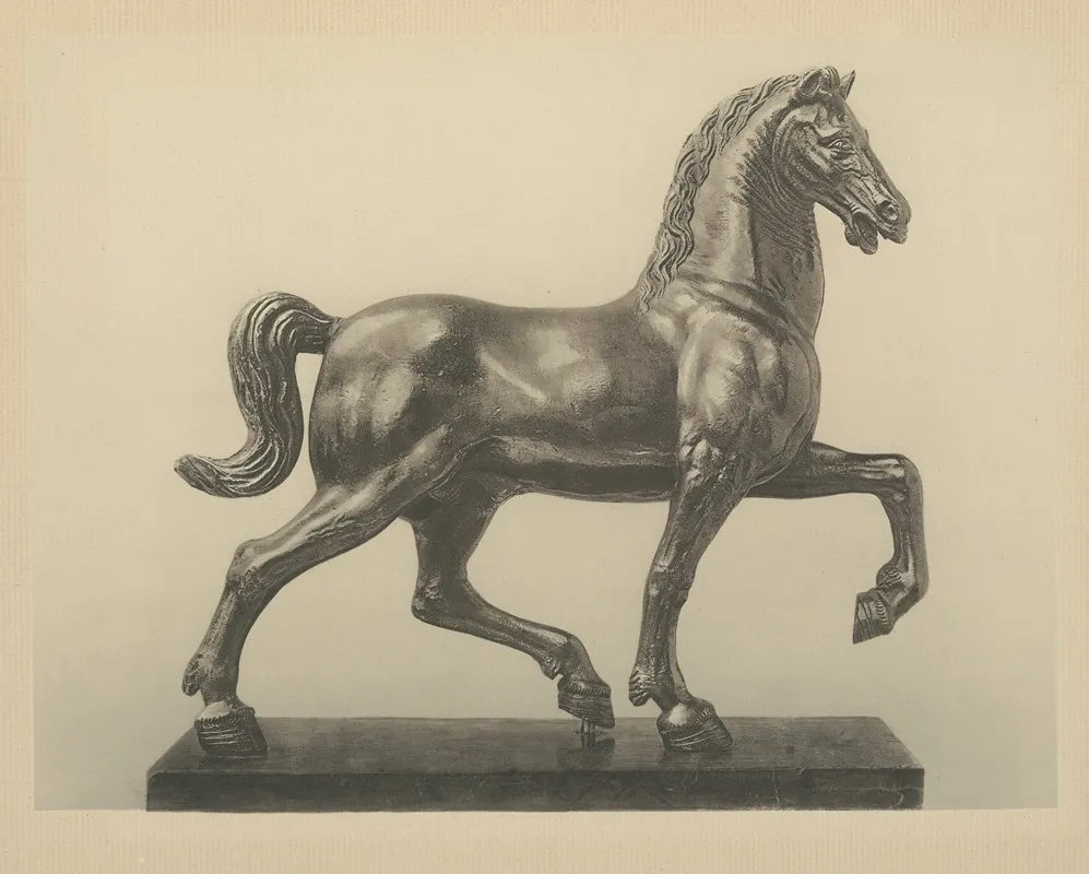 Study Of A Horse Paduan Xvi Century by Wilhelm von Bode - Canvas Print
