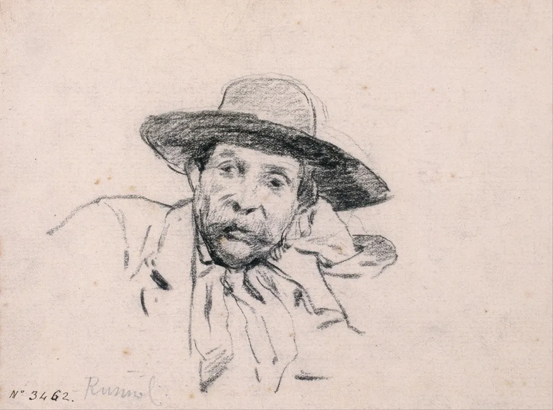 Study Of A Male Head 2