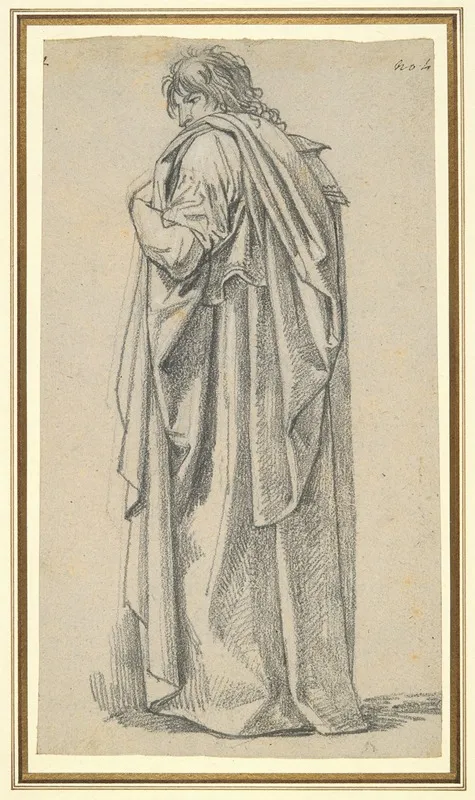 Study Of A Man In A Roman Cape