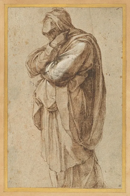 Study Of A Mourning Woman