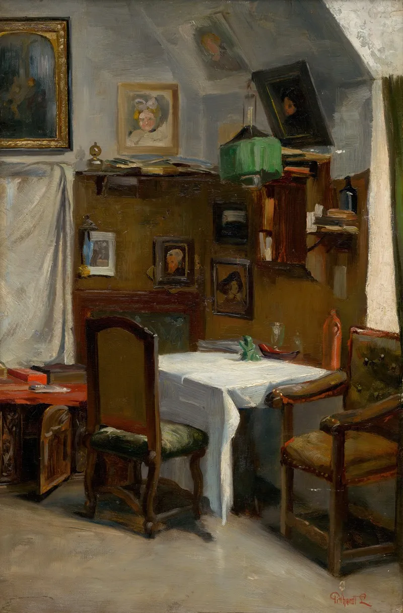 Study Of A Munich Atelier