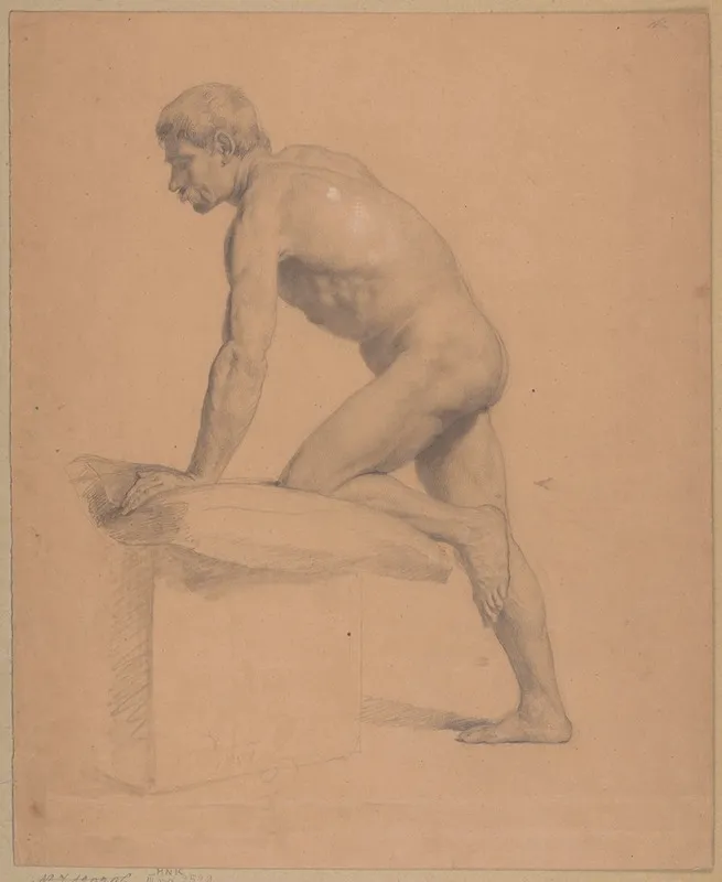 Study Of A Nude Male