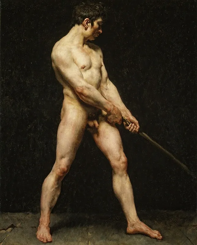 Study Of A Nude Man