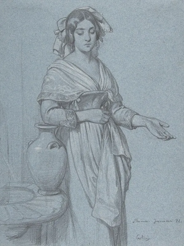 Study Of A Roman Woman