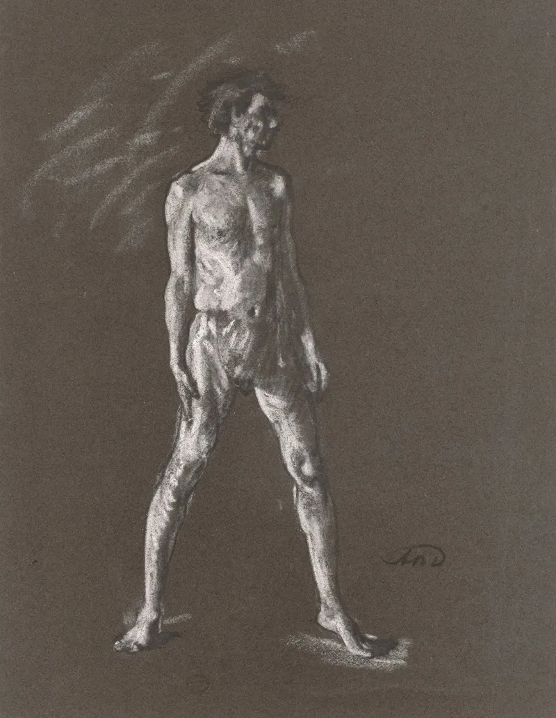 Study Of A Standing Man 7