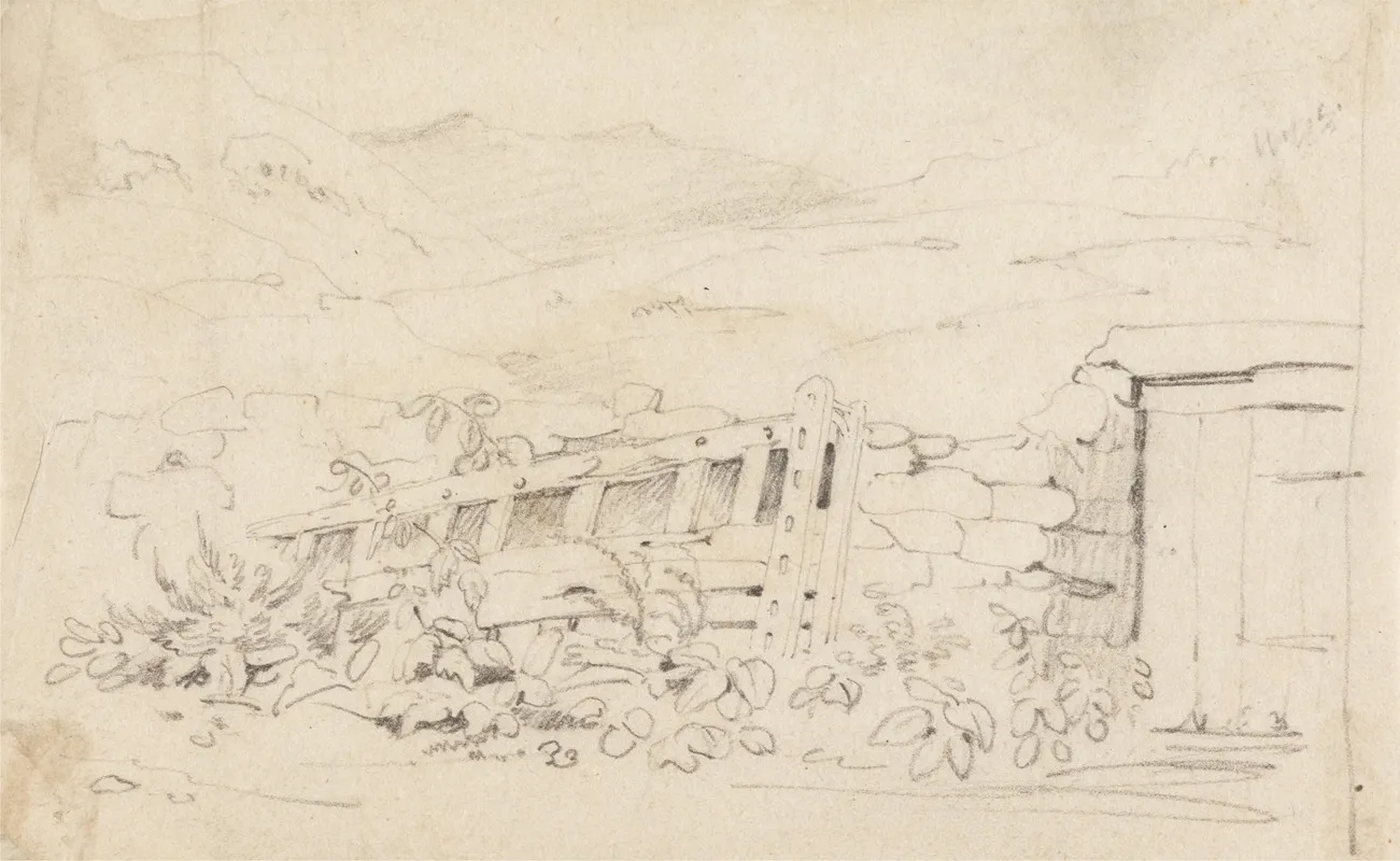 Study Of A Stonewall And A Gate