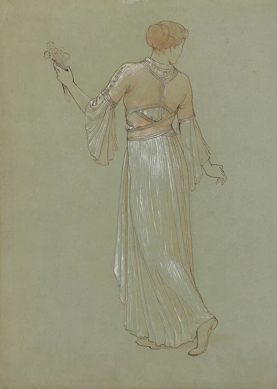 Study Of A Woman In Egyptian Dress