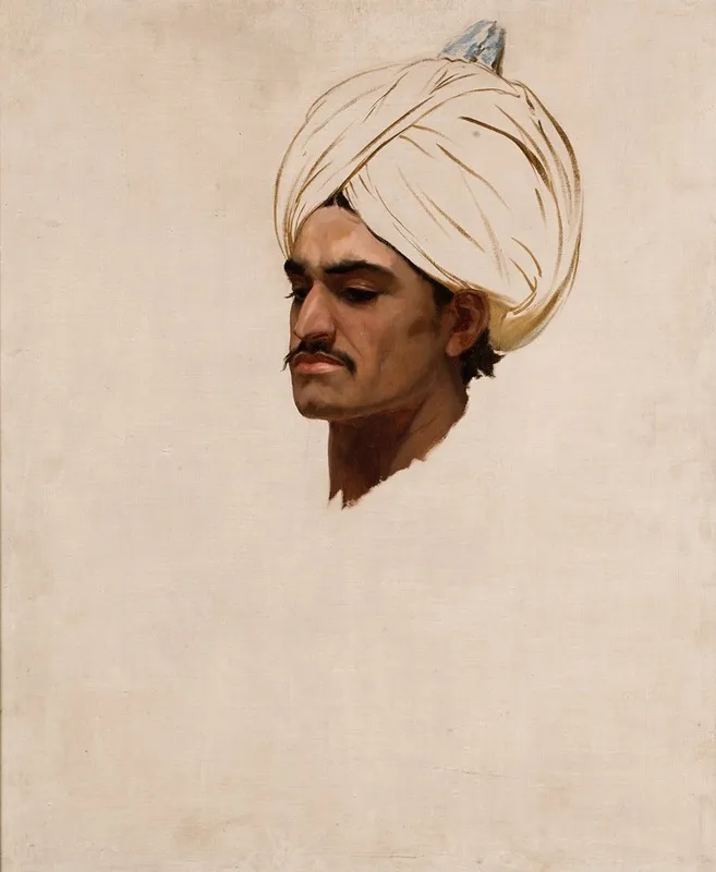 Study Of An Arabs Head