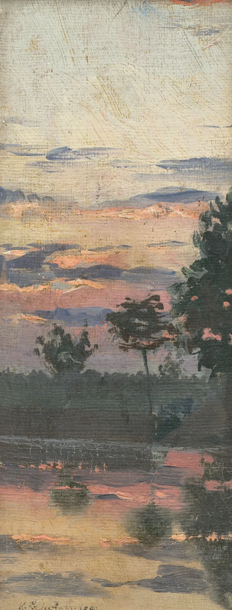 Study Of An Early Evening Landscape