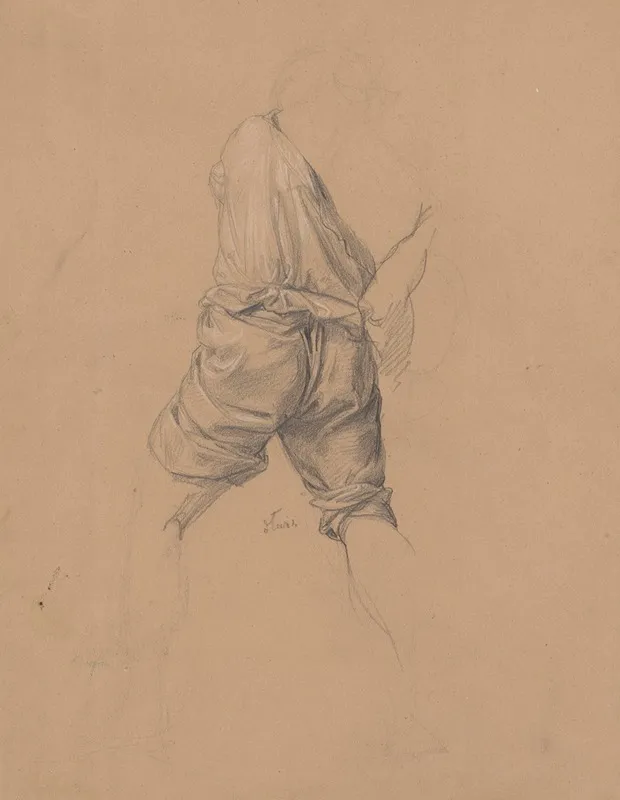 Study Of Clothing Of The Executioner To The Painting Martyrdom Of St Matthias