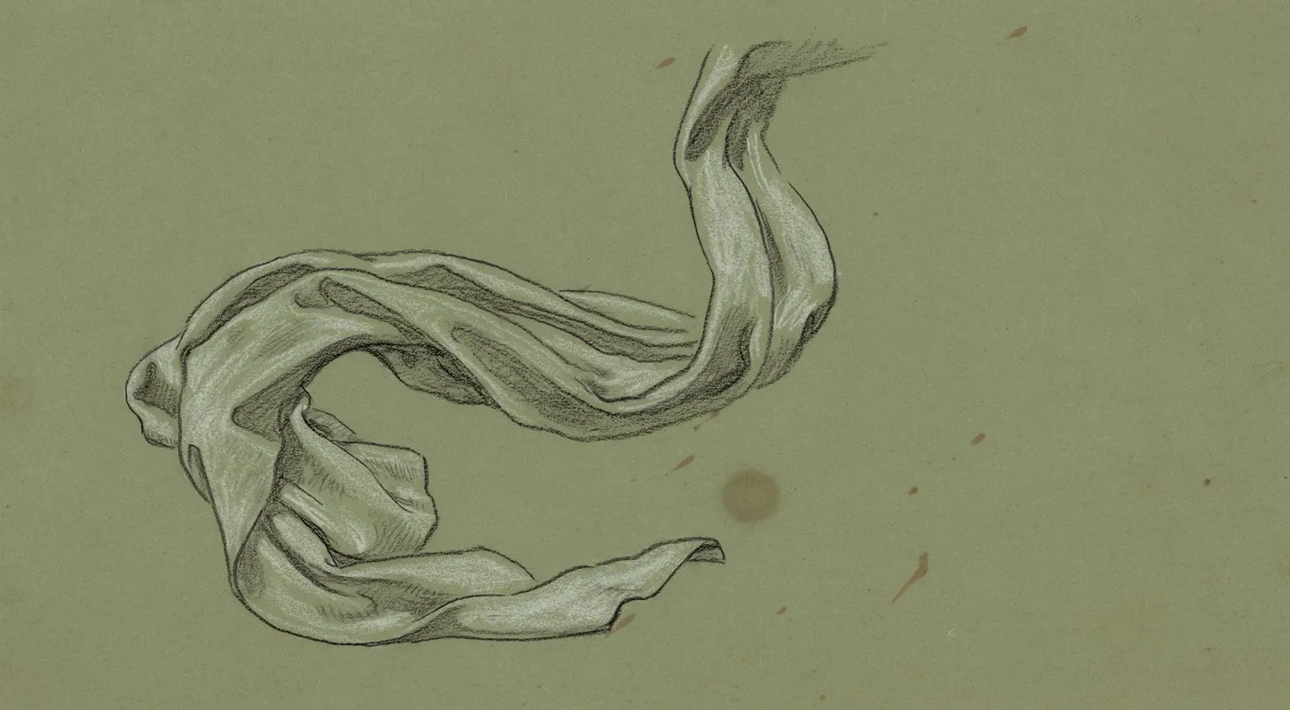 Study Of Drapery No 2