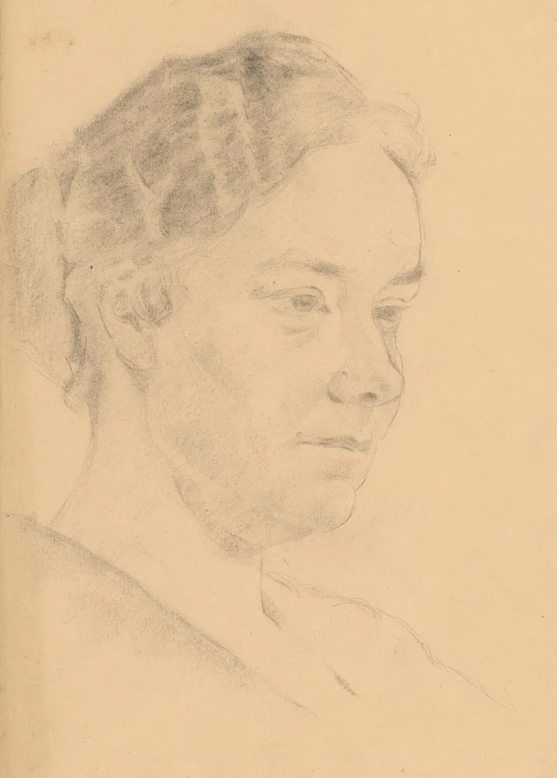 Study Of Female Head 5
