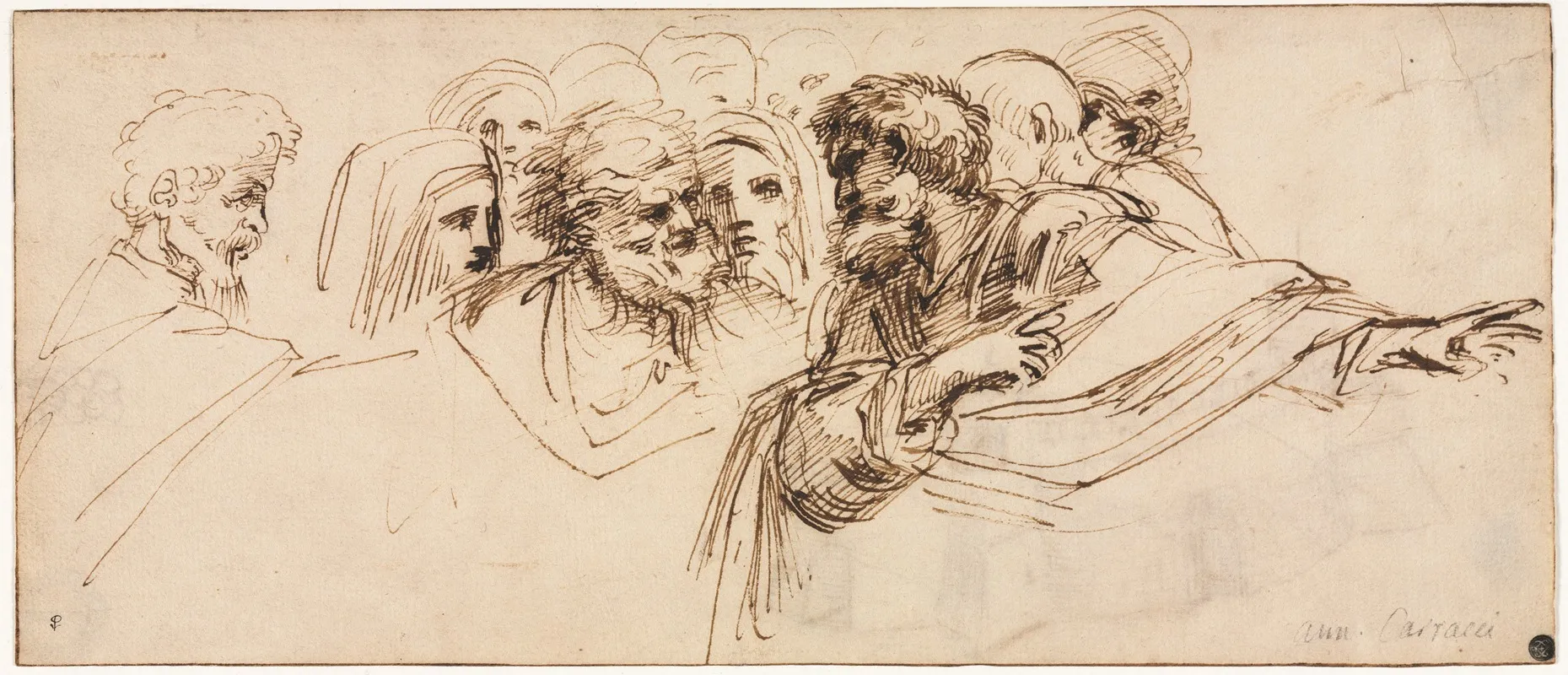 Study Of Heads Recto