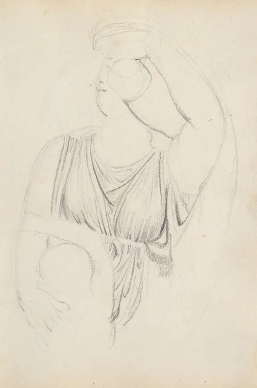 Study Of Niobe And Her Youngest Daughter From The Right Niobid Group Villa Medici Gardens Rome