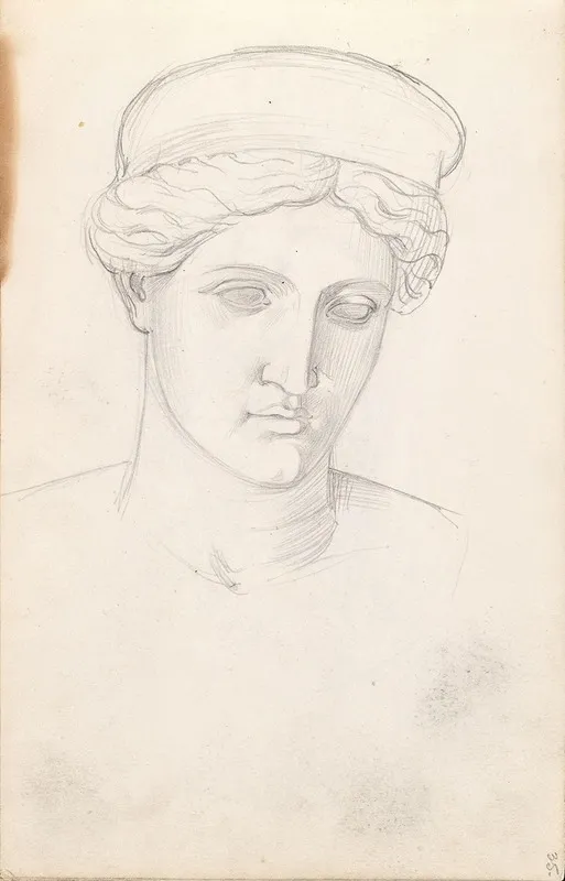 Study Of Sculpture Head 2
