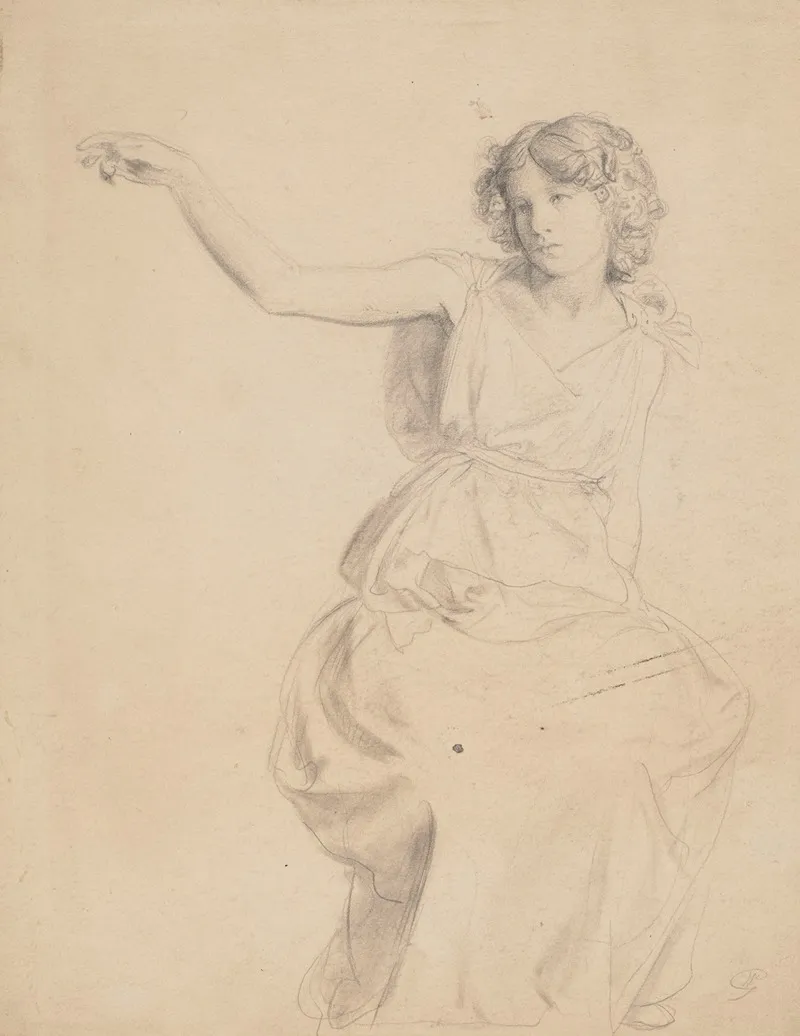 Study Of The Figure Of A Girl