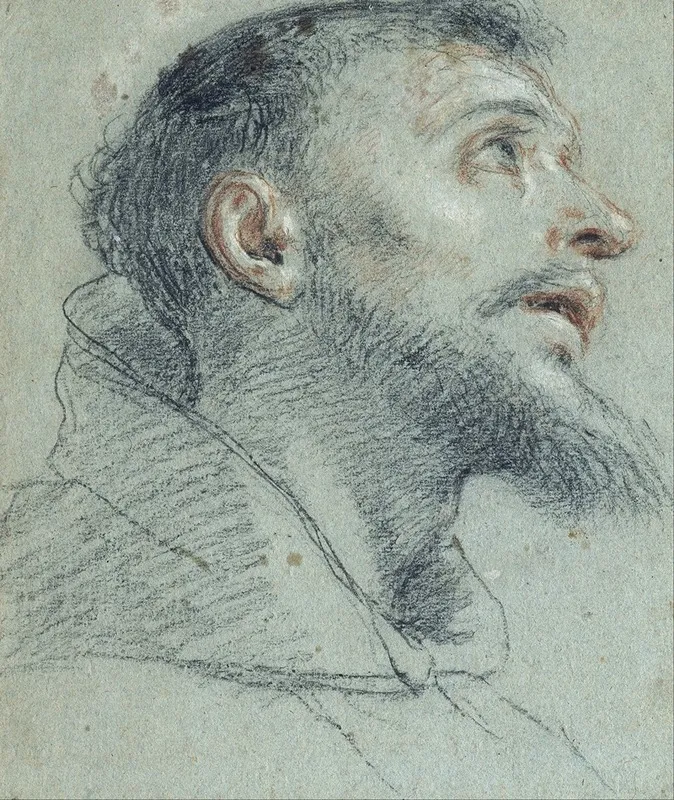 Study Of The Head Of Saint Francis