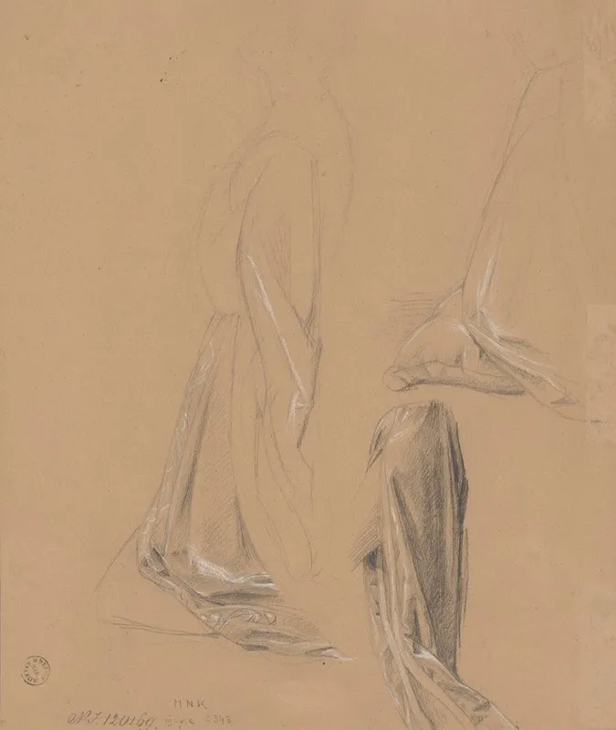 Study Of The Queen Figure For The Painting Queen Jadwigas Oath