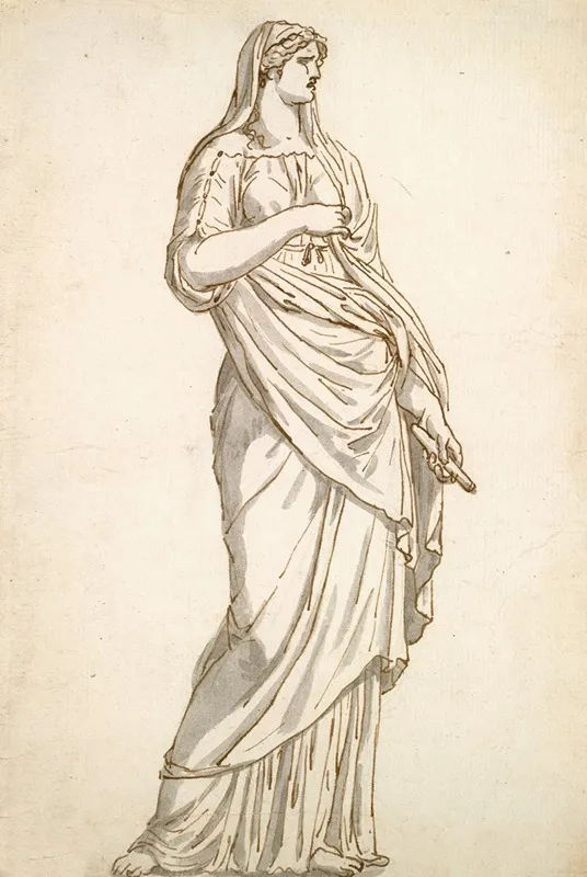 Study Of The Sabine Statue From The Villa Medici