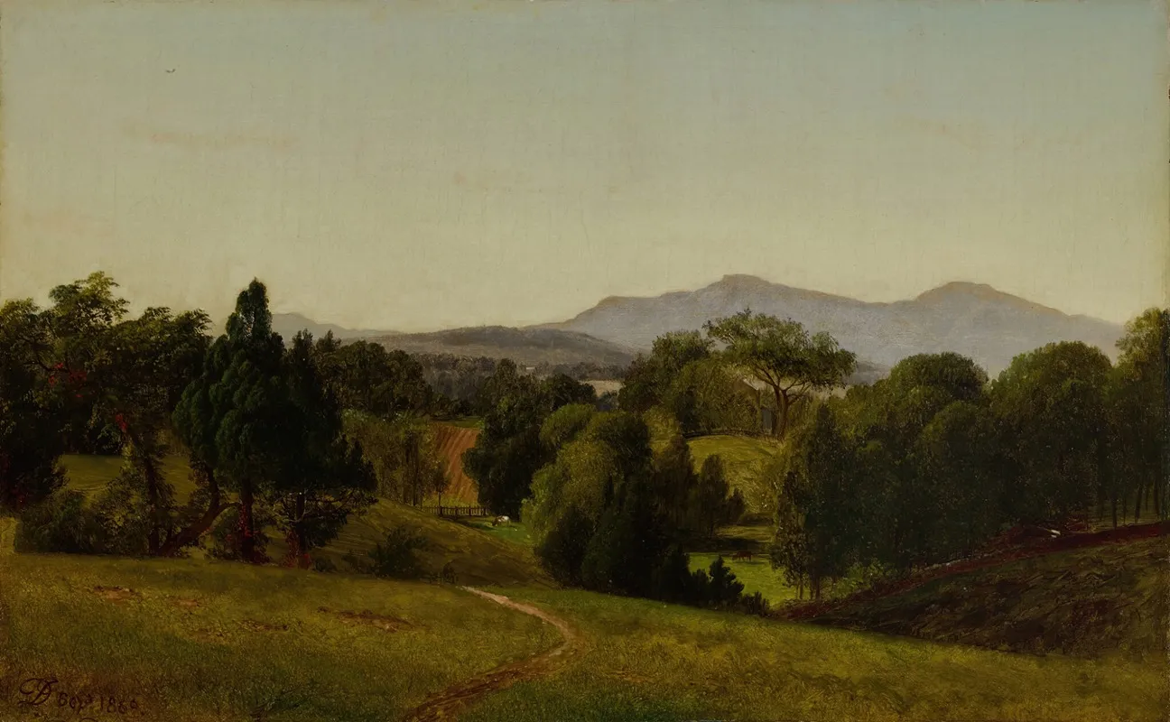 Study Of Tivoli by David Johnson - Canvas Print