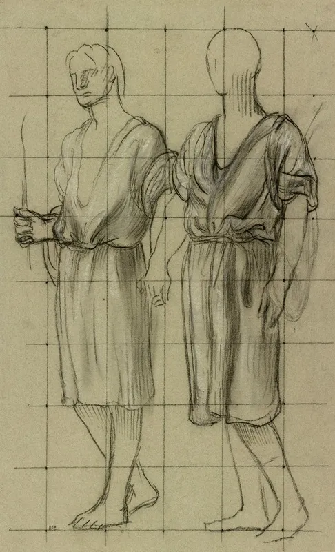Study Of Two Standing Figures
