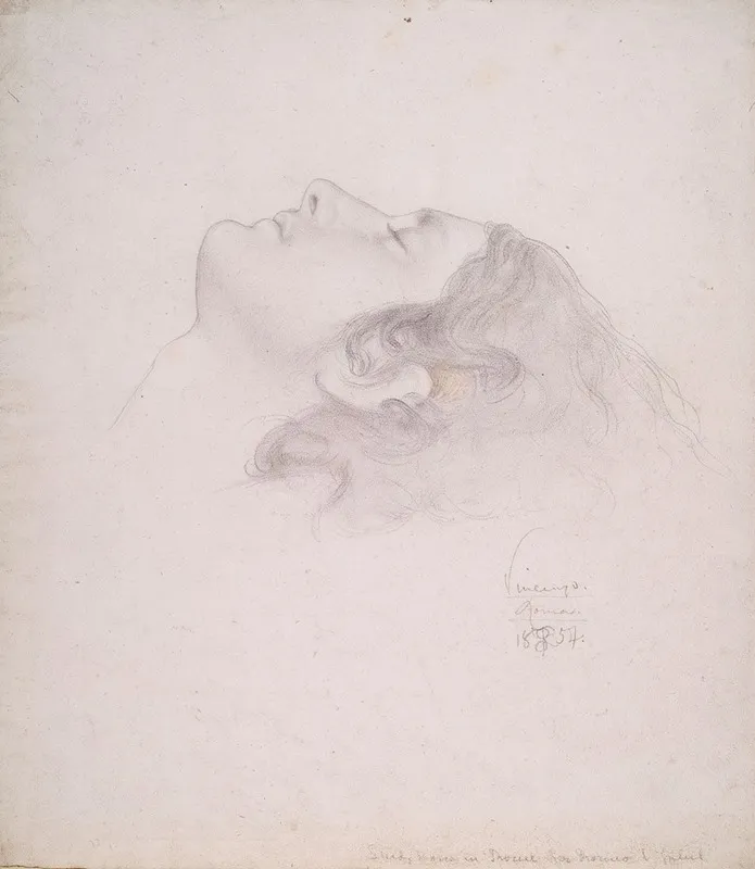 Study Of Vicenzo For The Head Of Romeo In Reconciliation Of The Montagues And The Capulets
