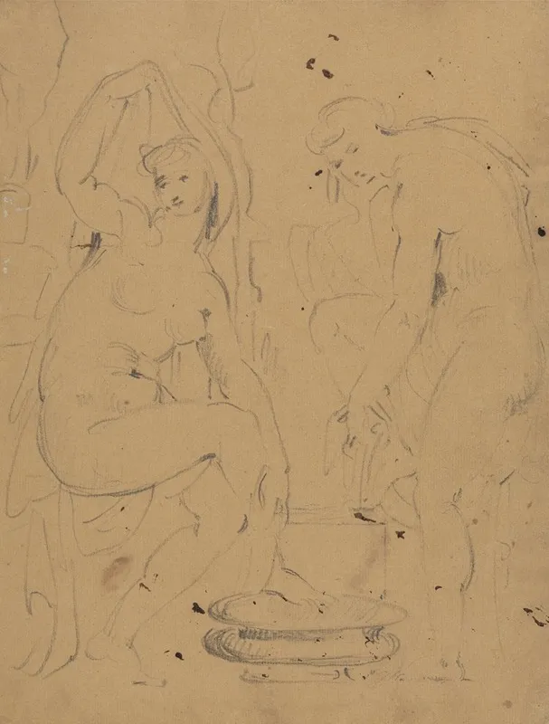 Study Of Women Bathing
