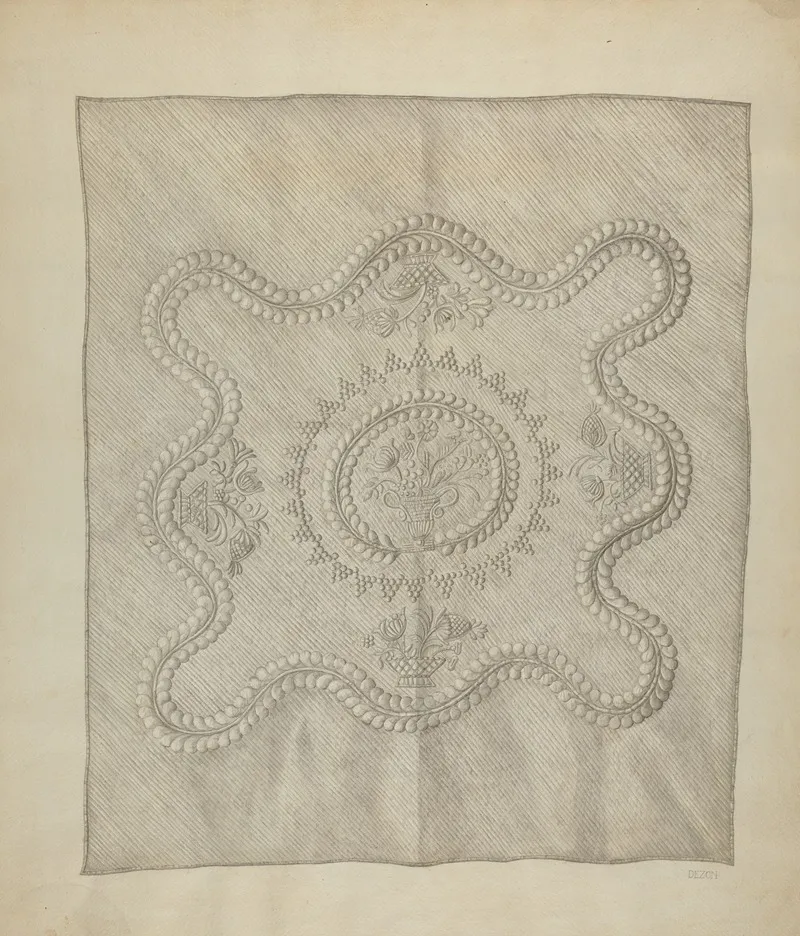 Stuffed Quilt by Sylvia De Zon - Canvas Print