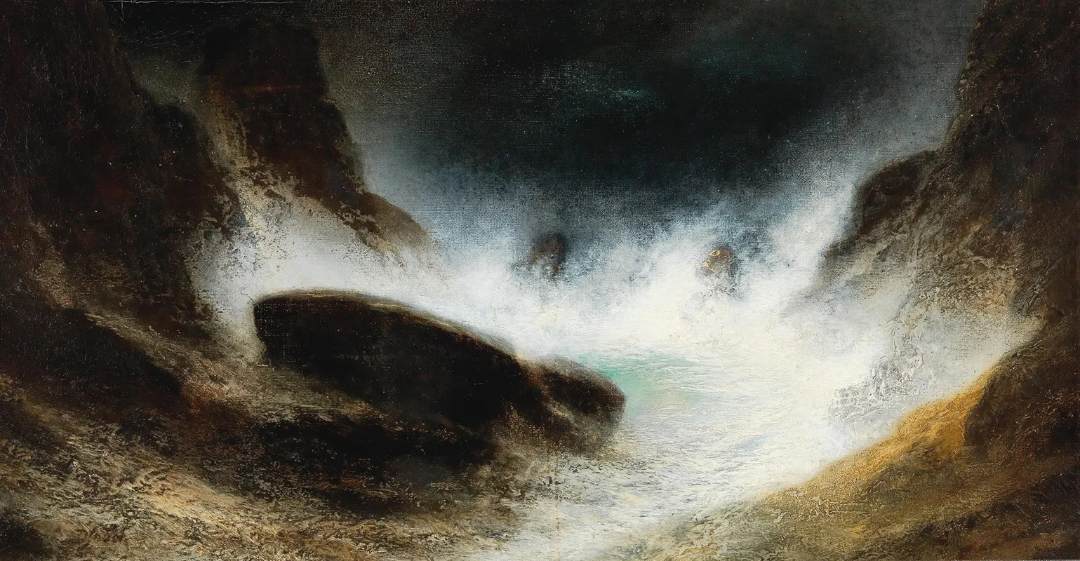 Sturm An Der Kuste Sorrent