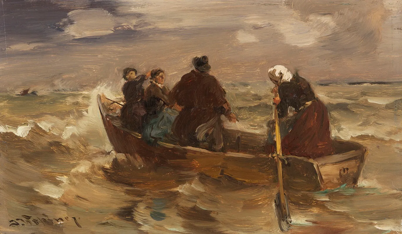 Sturmische Uberfahrt