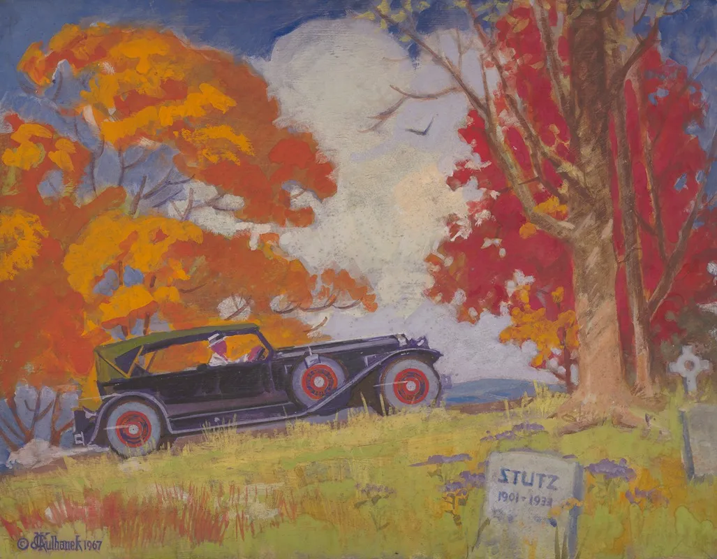 Stutz Last Run by James C. Kulhanek - Canvas Print