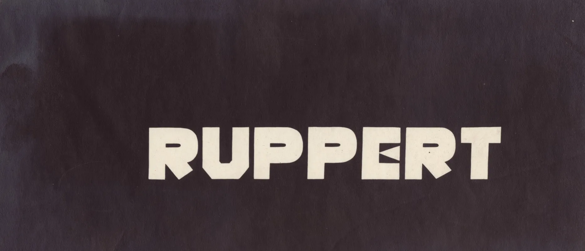 Stylized Logo For Ruppert Beer
