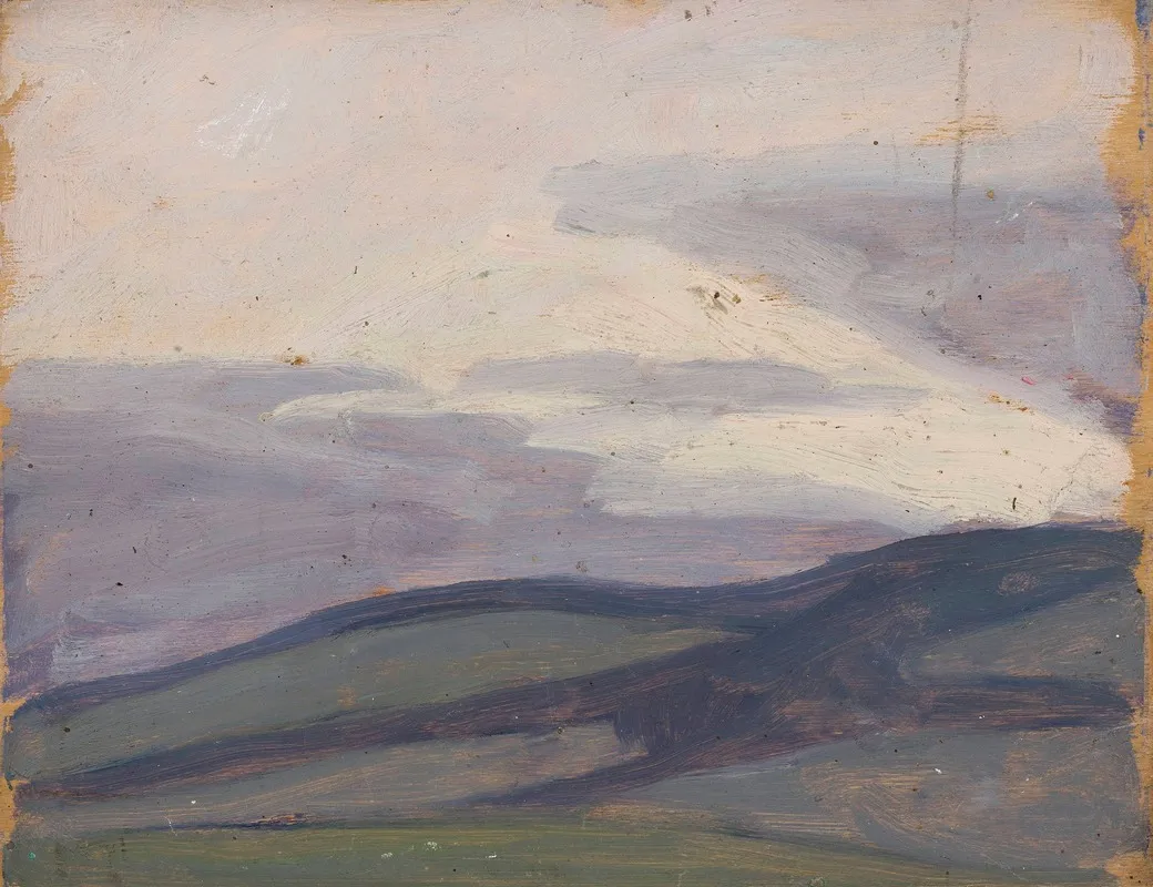 Submontane Landscape by Jan Rembowski - Canvas Print