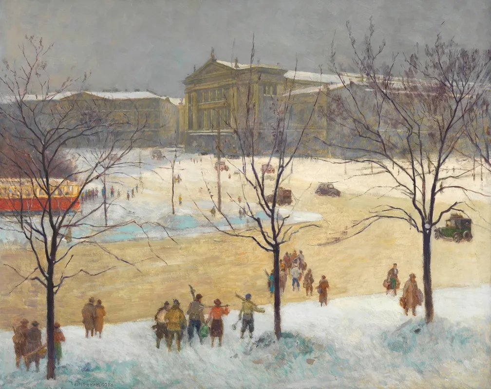 Sudbahnhof Im Schnee