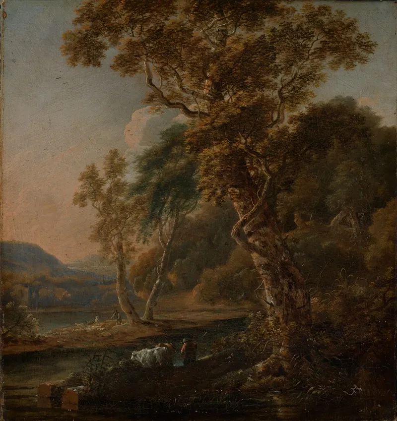 Sudliche Abendlandschaft