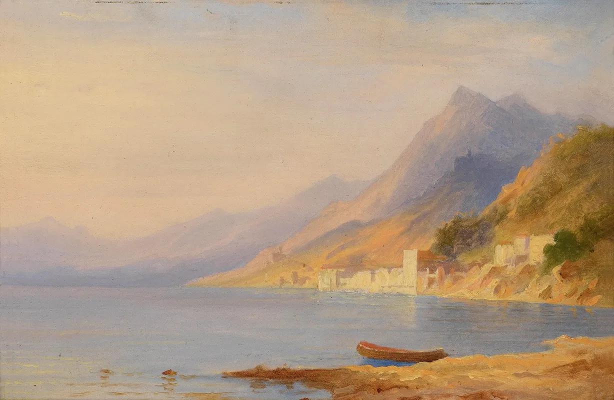 Sudliche Kustenlandschaft by Carl Morgenstern - Canvas Print