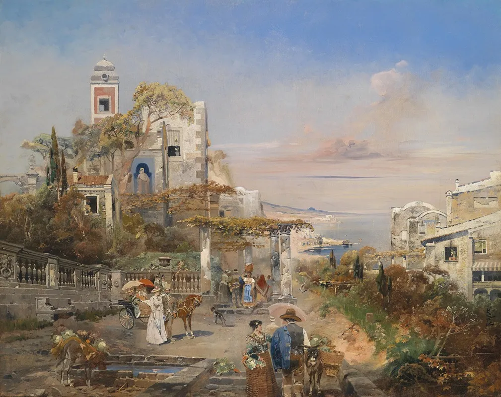 Sudliches Capriccio by Robert Alott - Canvas Print