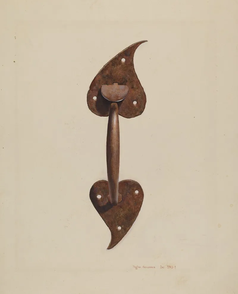 Suffolk Latch 8 by Regina Henderer - Canvas Print