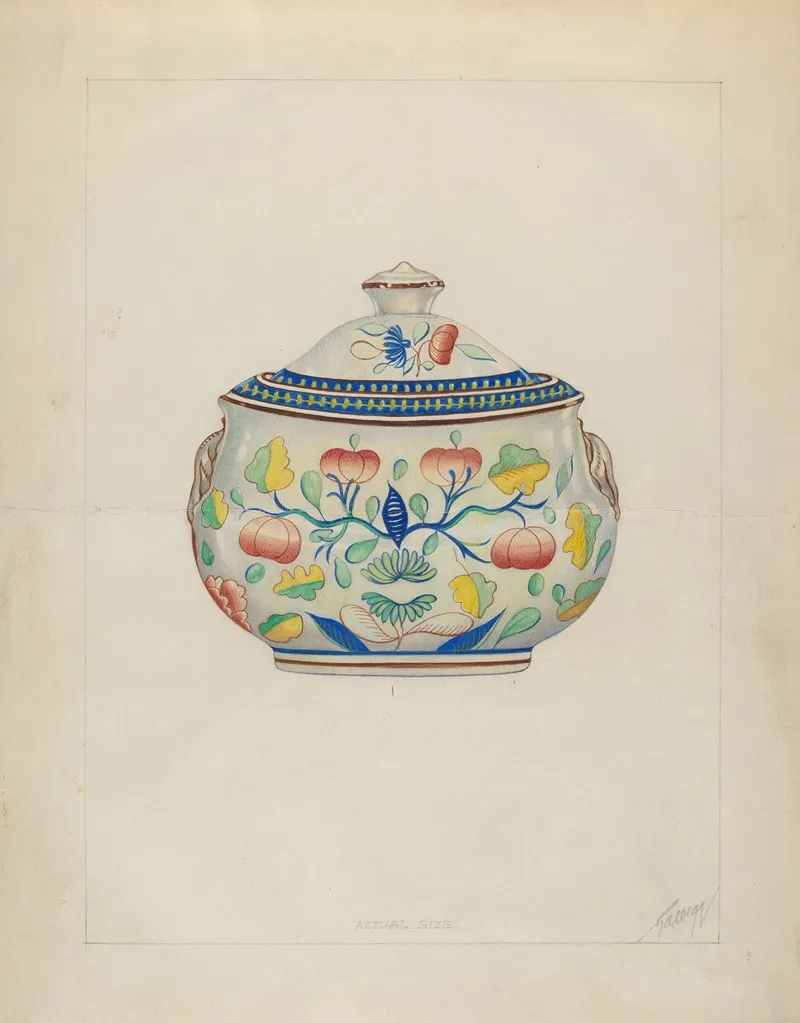 Sugar Bowl 2 by Arthur Wegg - Canvas Print