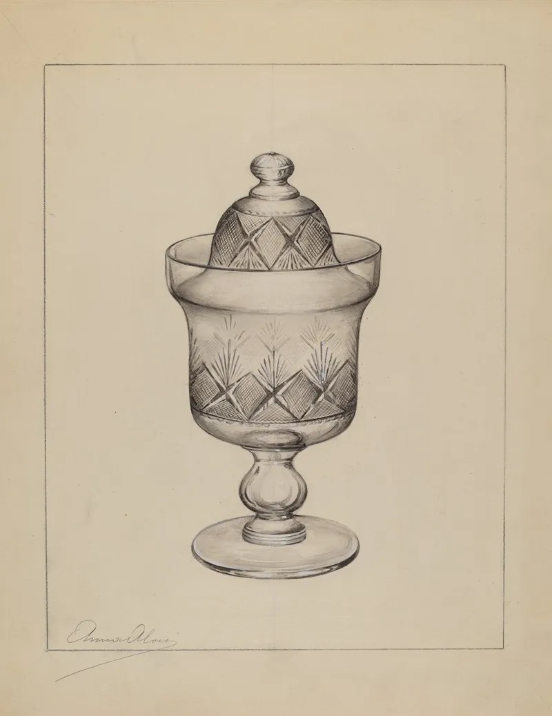 Sugar Bowl With Cover 2 by Anna Aloisi - Canvas Print