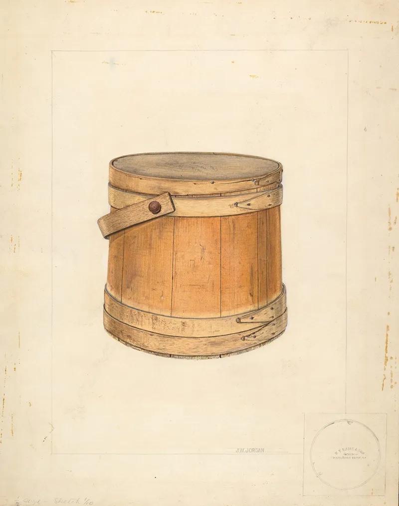 Sugar Bucket 2 by John Jordan - Canvas Print