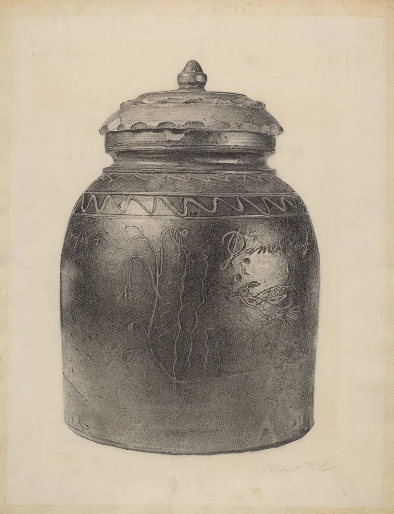 Sugar Jar by Robert Gilson - Canvas Print