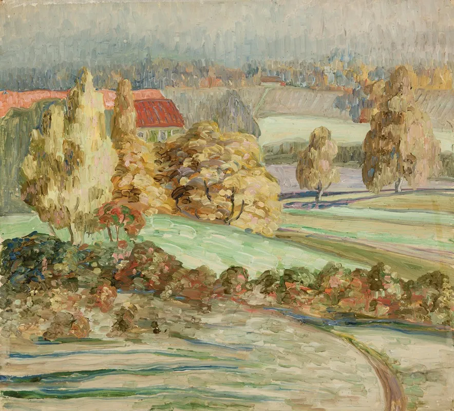 Sugismaastik 3 by Konrad Mägi - Canvas Print