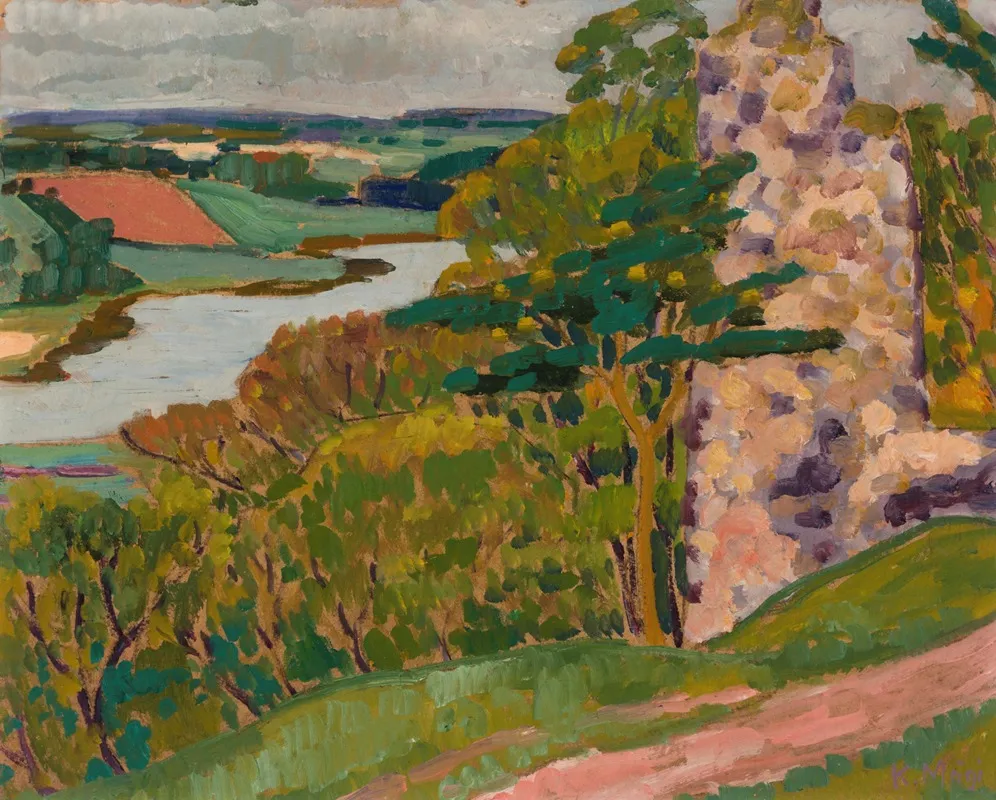 Sugismaastik by Konrad Mägi - Canvas Print