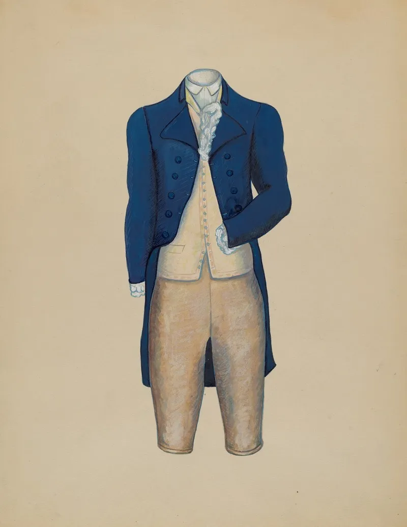 Suit 2 by Charles Criswell - Canvas Print