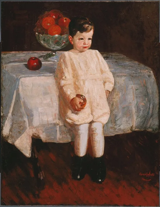 Sulky Boy by George Luks - Canvas Print
