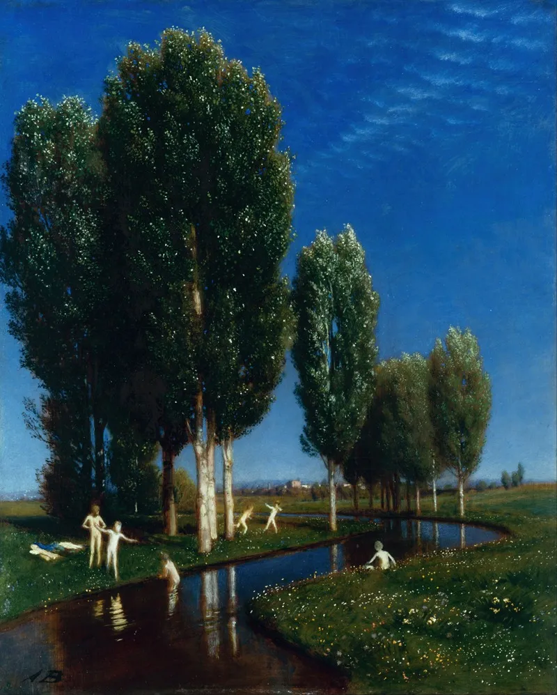 Summer Day by Arnold Böcklin - Canvas Print
