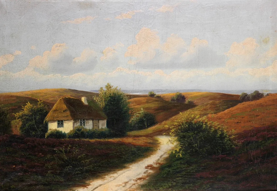Summer Landscape 17 by Iosif Evstafevich Krachkovsky - Canvas Print