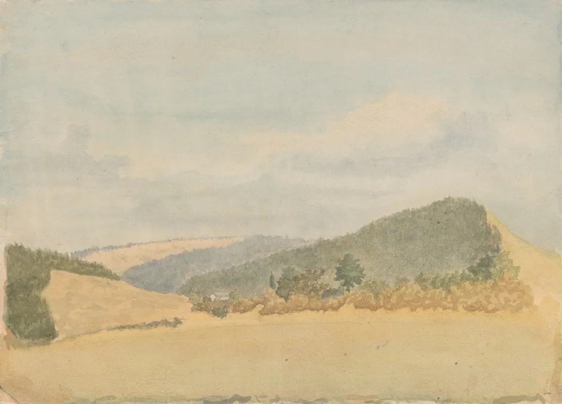 Summer Landscape 19 by Jan Nowopacký - Canvas Print